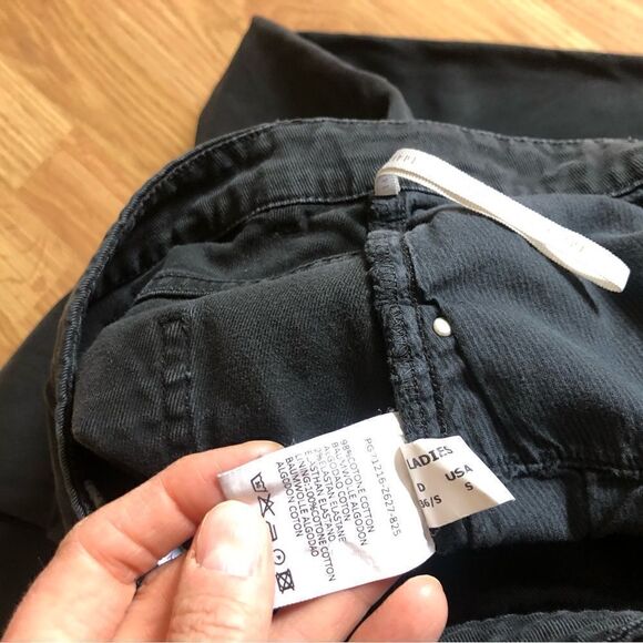 Fabiana Filippi Skinny Black-Gray Jeans Silver Line Pockets - Picture 9 of 11